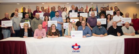 CIU National Board of Directors and Observers stand in Solidarity with all Bargaining Teams on this day of action – March 19!!!