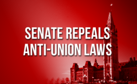 Senate Repeals Anti-Union Laws