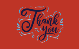 Image with the words thank you on it
