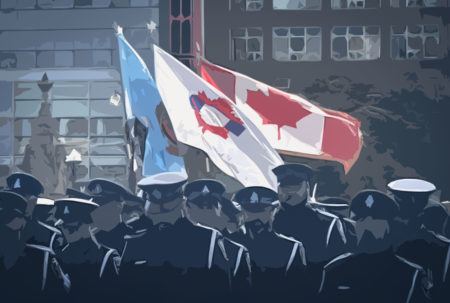 Illustration depicting peace officers